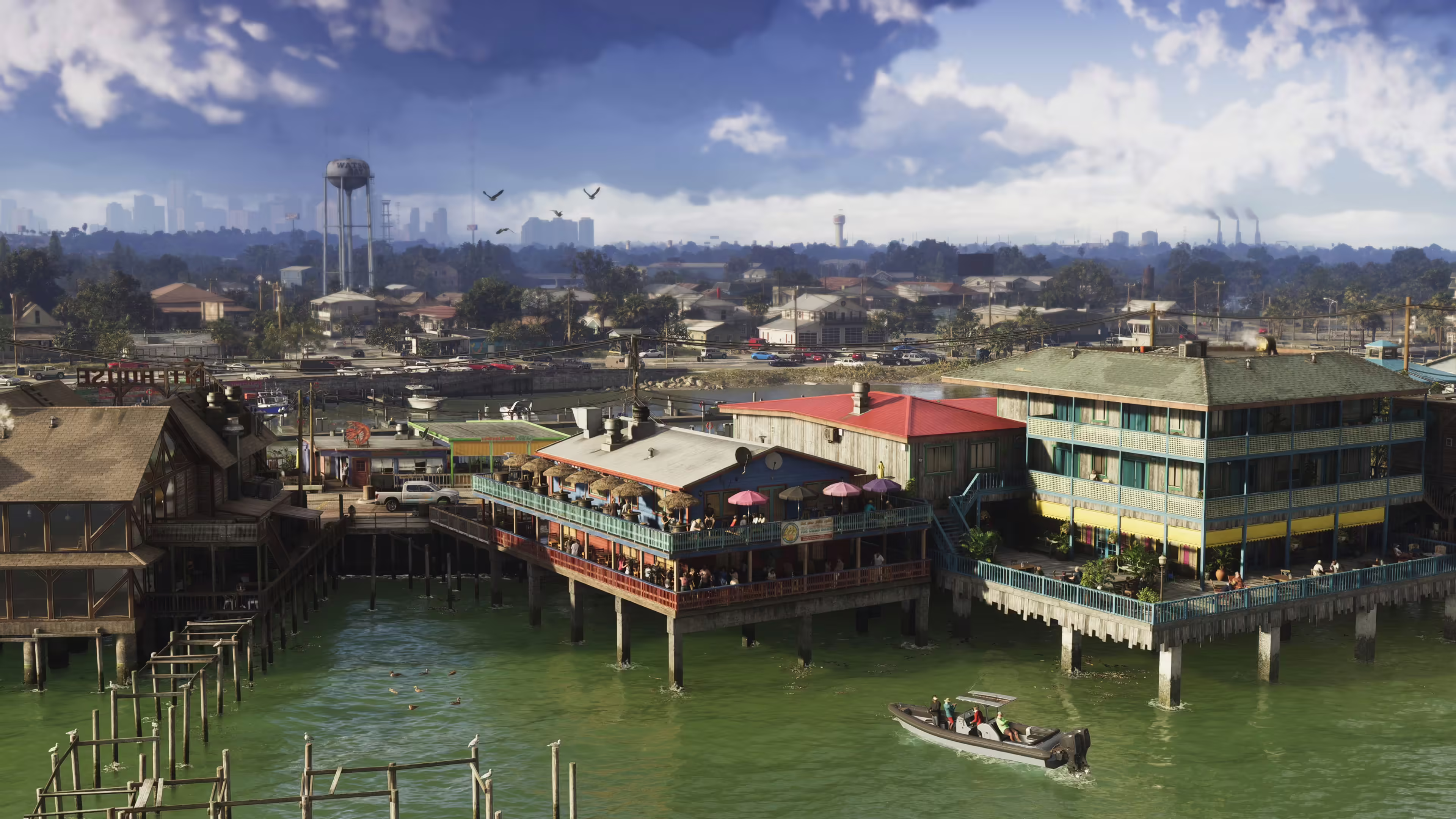 Панорама города в Grand Theft Auto 6 — иллюстрация